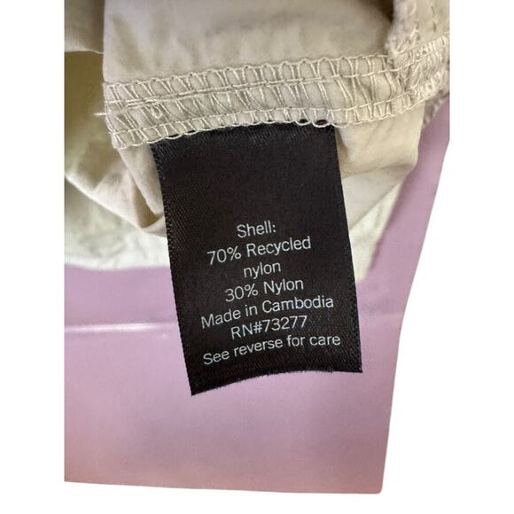 FLX Beige Lightweight Quarter-Zip Windbreaker Pullover Jacket Women’s Size L - Picture 7 of 7